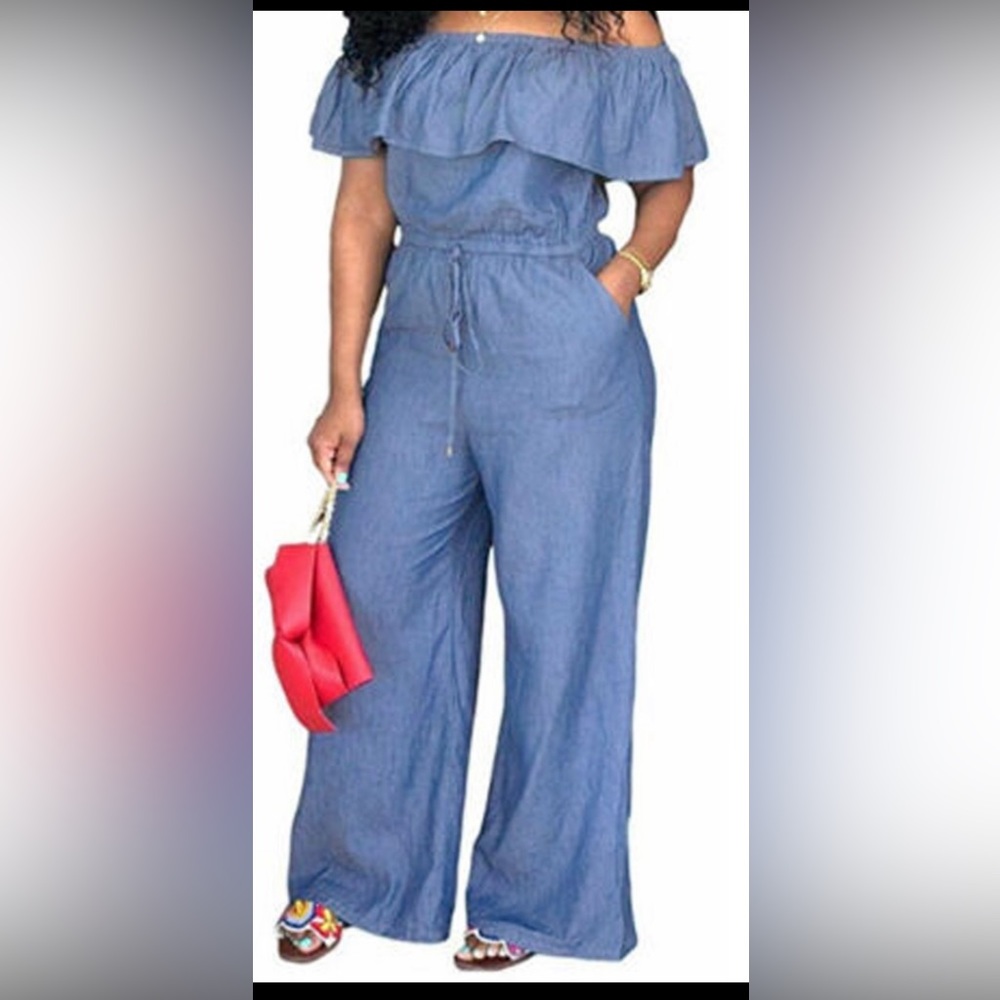 Joybuy Denim Romper